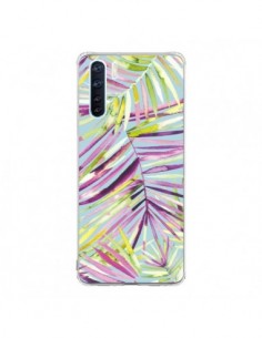 Coque Oppo Reno3 / A91 Tropical Flowers Multicolored -...