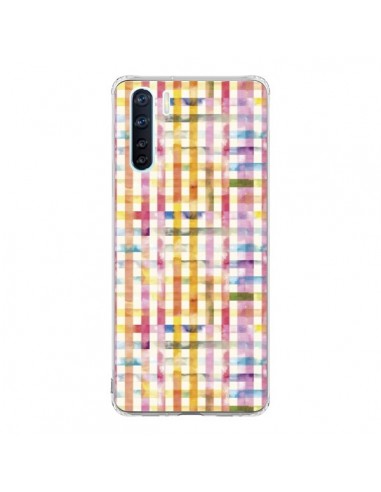 Coque Oppo Reno3 / A91 Vichy Black Yellow - Ninola Design