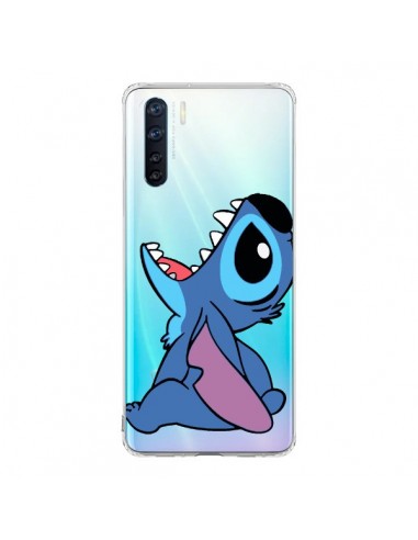 Coque Oppo Reno3 / A91 Stitch de Lilo et Stitch Transparente