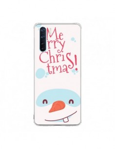 Coque Oppo Reno3 / A91 Bonhomme de Neige Merry Christmas...