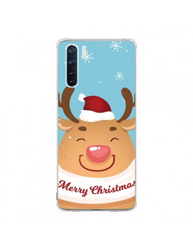 Coque Oppo Reno3 / A91 Renne de Noël Merry Christmas - Nico