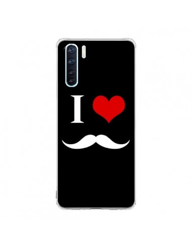 Coque Oppo Reno3 / A91 I Love Moustache - Nico