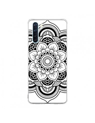 Coque Oppo Reno3 / A91 Mandala Noir Azteque - Nico