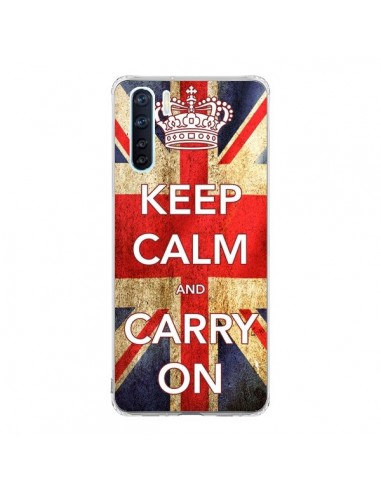Coque Oppo Reno3 / A91 Keep Calm and Carry On - Nico