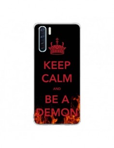 Coque Oppo Reno3 / A91 Keep Calm and Be A Demon - Nico