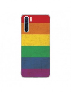Coque Oppo Reno3 / A91 Drapeau Arc En Ciel Gay - Nico