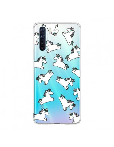 Coque Oppo Reno3 / A91 Licorne Crinière Transparente - Nico