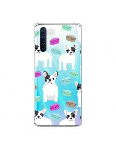 Coque Oppo Reno3 / A91 Chiens Bulldog Français Macarons Transparente - Pet Friendly