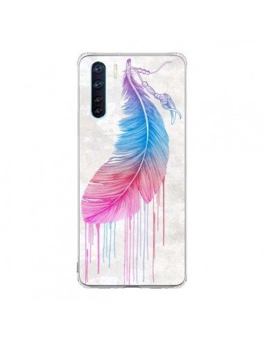 Coque Oppo Reno3 / A91 Plume arc-en-ciel - Rachel Caldwell