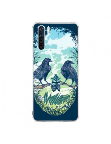 Coque Oppo Reno3 / A91 Tête de Mort Nature - Rachel Caldwell