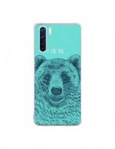 Coque Oppo Reno3 / A91 Bear Ours I like You - Rachel...