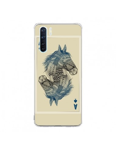 Coque Oppo Reno3 / A91 Cheval Carte Jeu Horse As - Rachel Caldwell