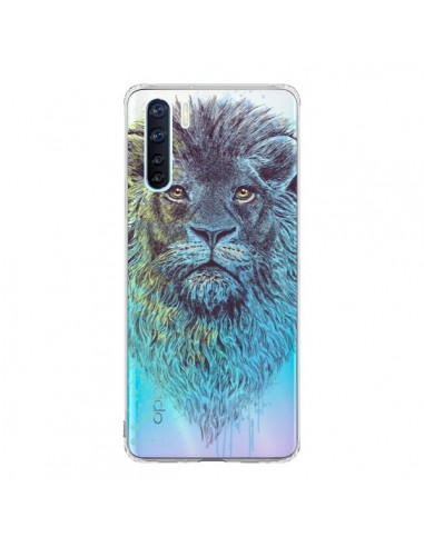 Coque Oppo Reno3 / A91 Roi Lion King Transparente - Rachel Caldwell