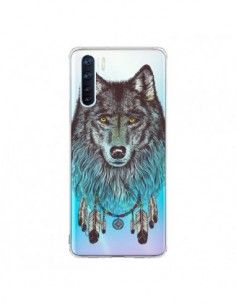 Coque Oppo Reno3 / A91 Loup Wolf Attrape Reves...