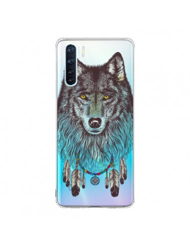 Coque Oppo Reno3 / A91 Loup Wolf Attrape Reves Transparente - Rachel Caldwell