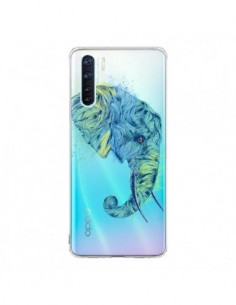 Coque Oppo Reno3 / A91 Elephant Elefant Transparente -...