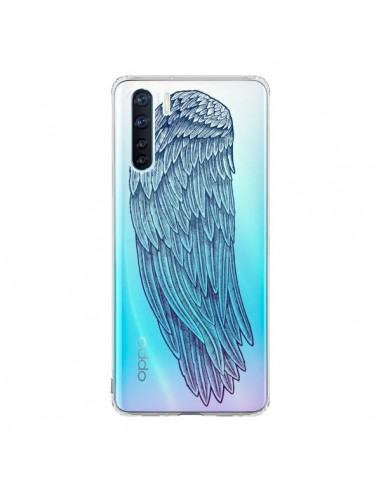 Coque Oppo Reno3 / A91 Ailes d'Ange Angel Wings Transparente - Rachel Caldwell