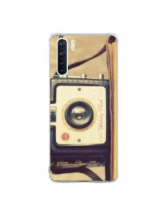 Coque Oppo Reno3 / A91 Appareil Photos Vintage Smile - R...