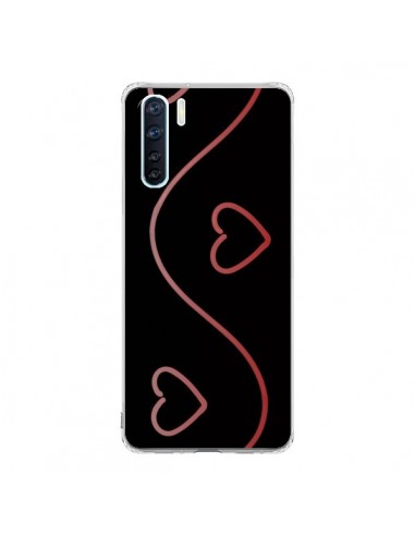 Coque Oppo Reno3 / A91 Coeur Love Rouge - R Delean