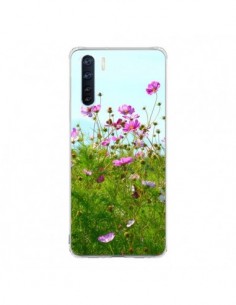 Coque Oppo Reno3 / A91 Fleurs Roses Champ - R Delean