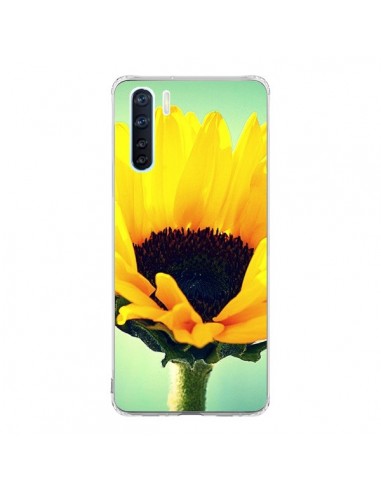 Coque Oppo Reno3 / A91 Tournesol Zoom Fleur - R Delean