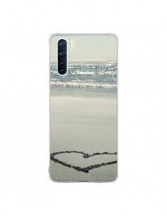 Coque Oppo Reno3 / A91 Coeoeur Plage Beach Mer Sea Love...