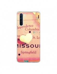 Coque Oppo Reno3 / A91 Carte Map Missouri Coeoeur - R Delean