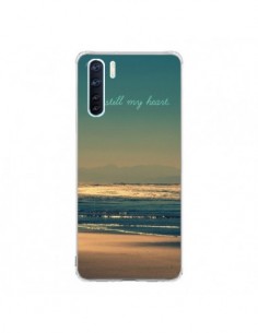 Coque Oppo Reno3 / A91 Be still my heart Mer Sable Beach...