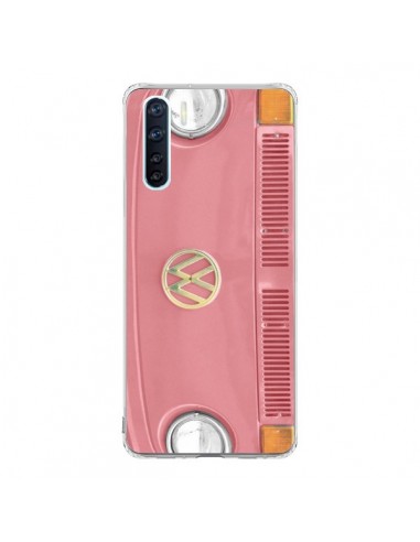 Coque Oppo Reno3 / A91 Groovy Van Hippie VW Rose - R Delean