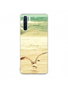 Coque Oppo Reno3 / A91 Mouette Mer Ocean Sable Plage...