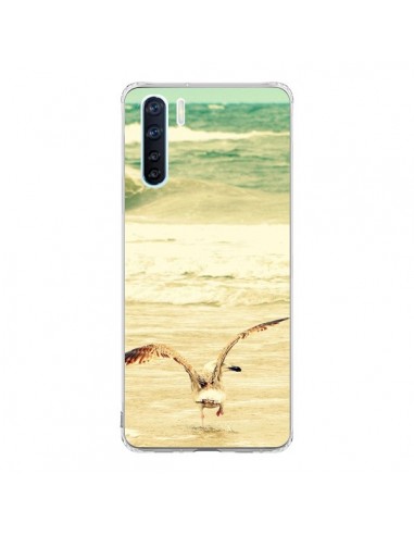 Coque Oppo Reno3 / A91 Mouette Mer Ocean Sable Plage Paysage - R Delean