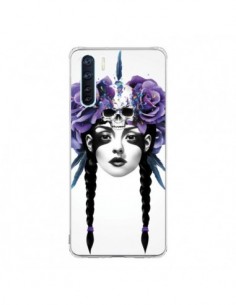 Coque Oppo Reno3 / A91 Fille Fleurs Warrior - Ruben Ireland