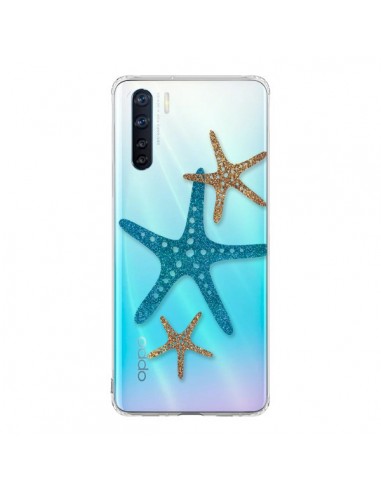 Coque Oppo Reno3 / A91 Etoile de Mer Starfish Transparente - Sylvia Cook