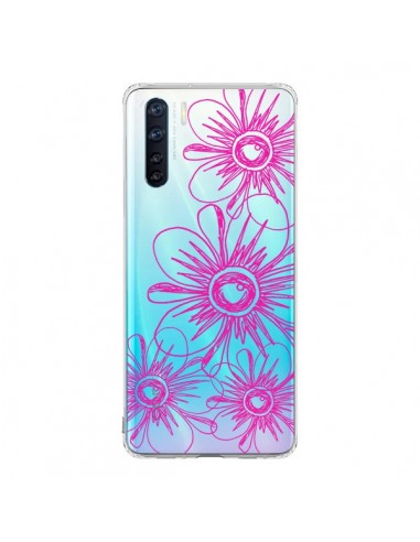 Coque Oppo Reno3 / A91 Spring Flower Fleurs Roses Transparente - Sylvia Cook