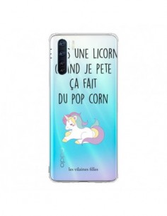 Coque Oppo Reno3 / A91 Je suis une licorne, quand je pète...