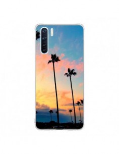 Coque Oppo Reno3 / A91 California Californie USA Palmiers...
