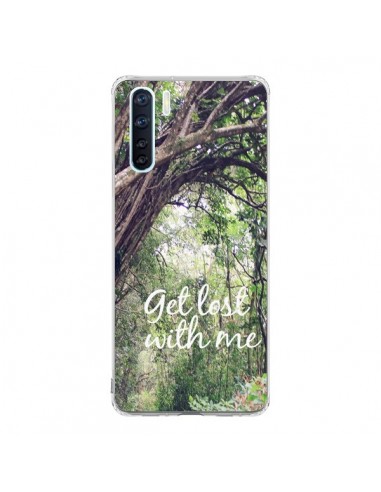 Coque Oppo Reno3 / A91 Get lost with him Paysage Foret Palmiers - Tara Yarte