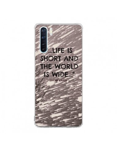 Coque Oppo Reno3 / A91 Life is short Foret - Tara Yarte