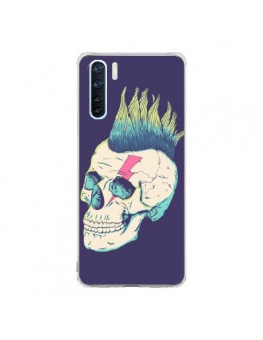 Coque Oppo Reno3 / A91 Tête de mort Punk - Victor Vercesi