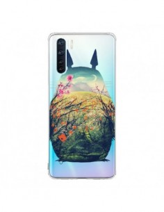 Coque Oppo Reno3 / A91 Totoro Manga Comics Transparente -...