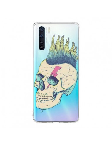 Coque Oppo Reno3 / A91 Tête de Mort Crane Punk Transparente - Victor Vercesi