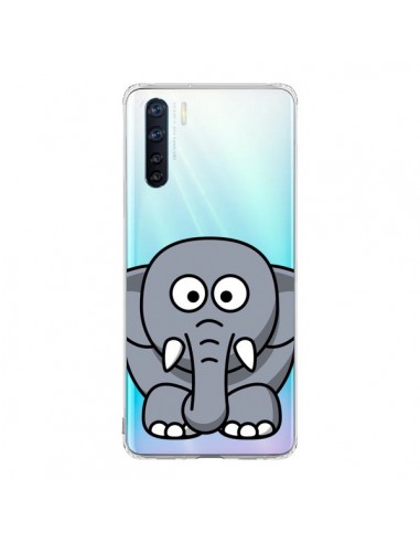 Coque Oppo Reno3 / A91 Elephant Animal Transparente - Yohan B.