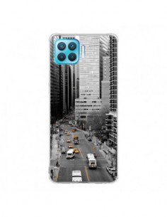 Coque Oppo Reno4 Lite New York Noir et Blanc - Anaëlle...