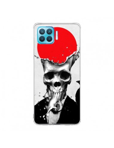 Coque Oppo Reno4 Lite Splash Skull Tête de Mort - Ali Gulec