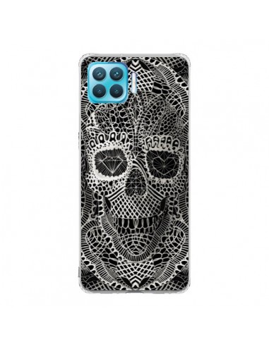 Coque Oppo Reno4 Lite Skull Lace Tête de Mort - Ali Gulec