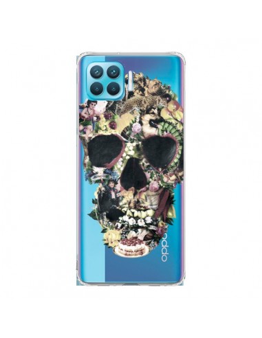 Coque Oppo Reno4 Lite Skull Vintage Tête de Mort Transparente - Ali Gulec