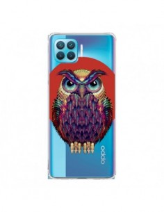 Coque Oppo Reno4 Lite Chouette Hibou Owl Transparente -...