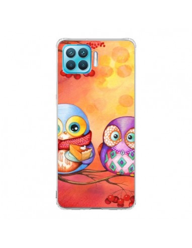 Coque Oppo Reno4 Lite Chouette Arbre - Annya Kai