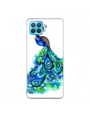 Coque Oppo Reno4 Lite Paon Multicolore - Annya Kai