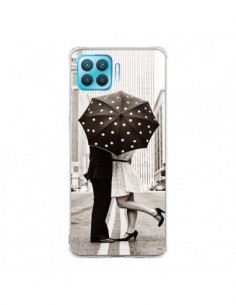 Coque Oppo Reno4 Lite Secret under Umbrella Amour Couple...